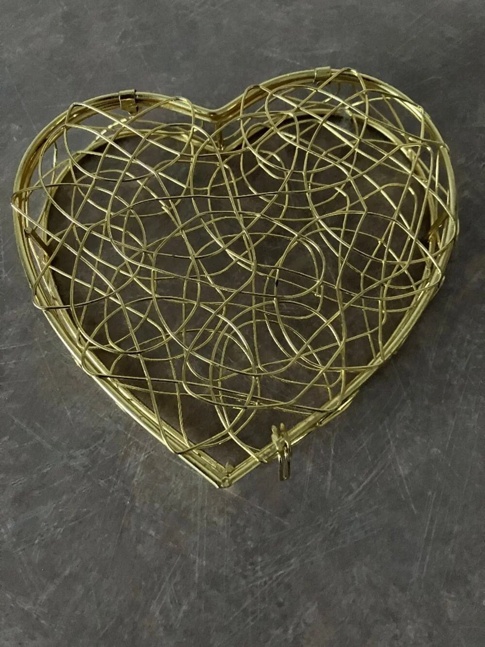 Heart-Shaped Wire Box